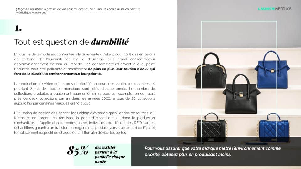 gestion des échantillons