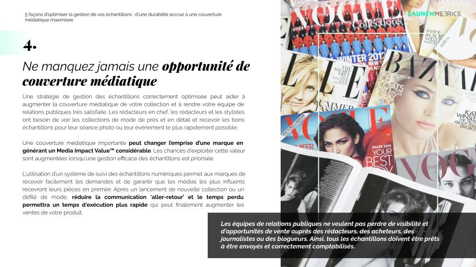 gestion des échantillons