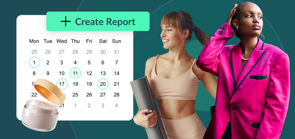 Calendar, fashion, yoga and beauty reports
