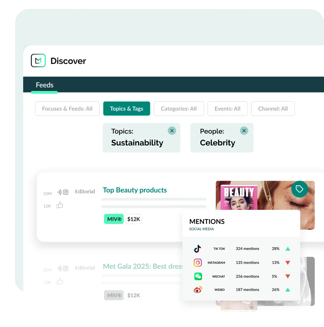 media monitoring feed