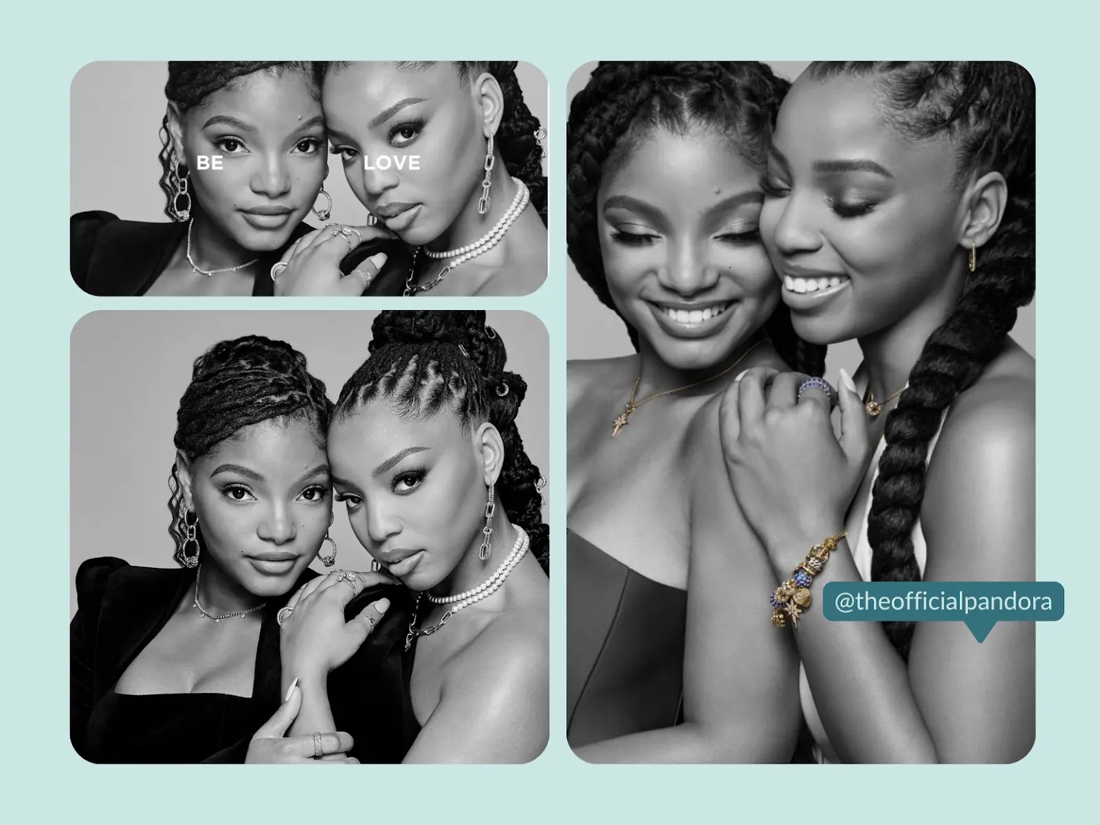 pandora be love jewelry campaign