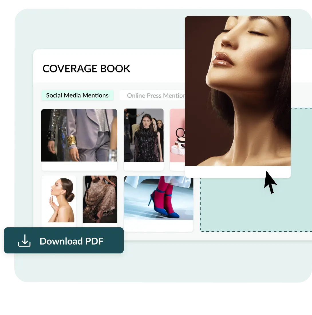 report creating feature of the pr monitoring software