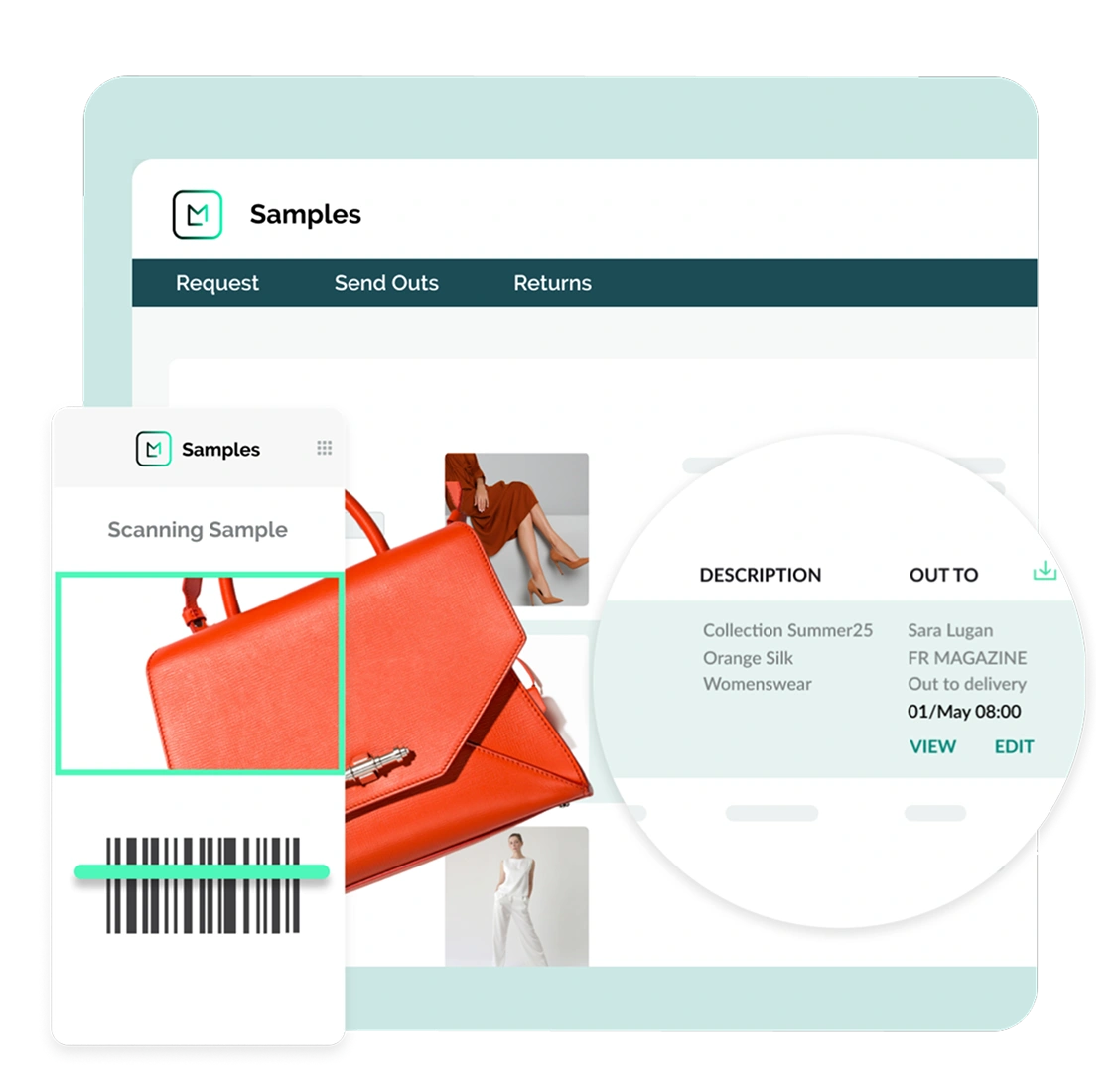 sample management barcode scanner