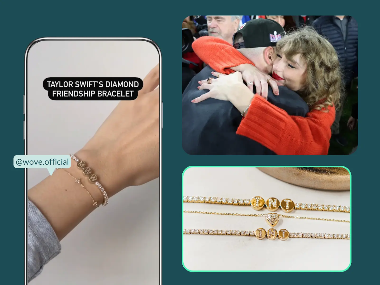 wove x taylor swift jewelry marketing campaign